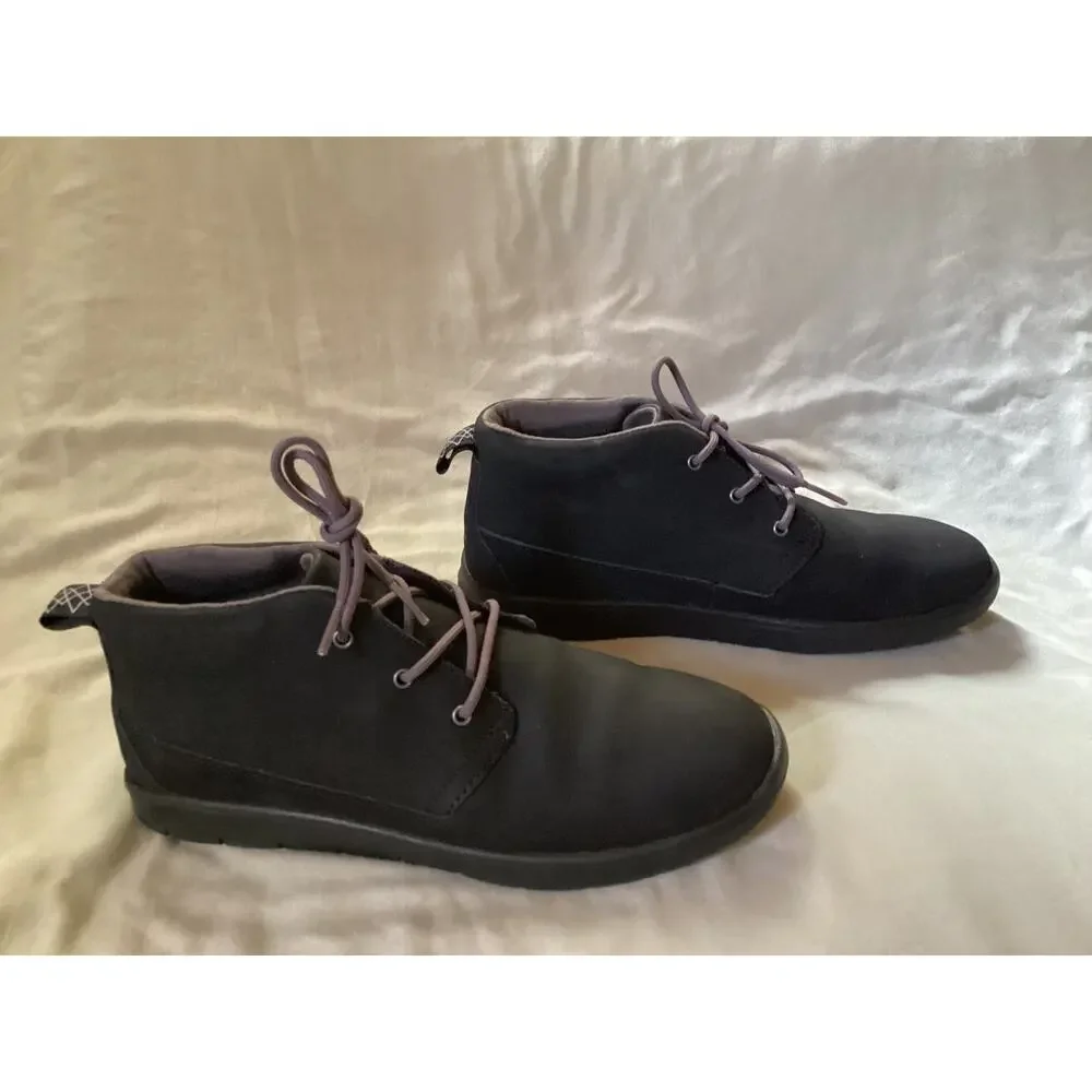 2577 UGG Boots Neumel Weather Leather / Wool Black US Size 6